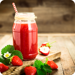 Smoothie à la fraise