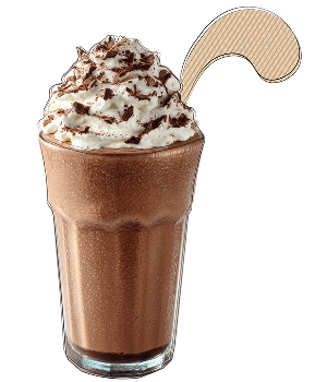 chocolat chaud chantillly et topping